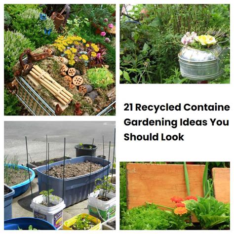 21 Recycled Container Gardening Ideas You Should Look Sharonsable
