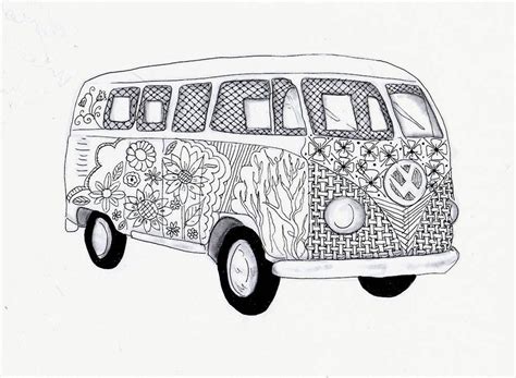 Make a coloring book with original bus vw for one click. Pin op Color my world