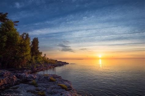 Last Weekends Sunrise Over Wisconsins Lake Michigan Shoreline Oc