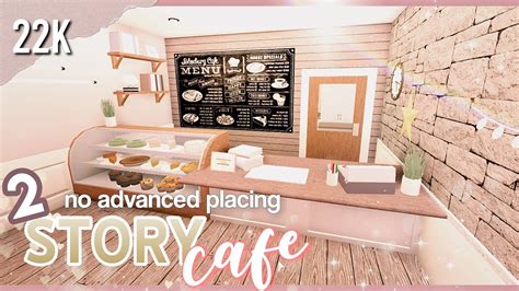 Bloxburg Cafe 2 Story Layout