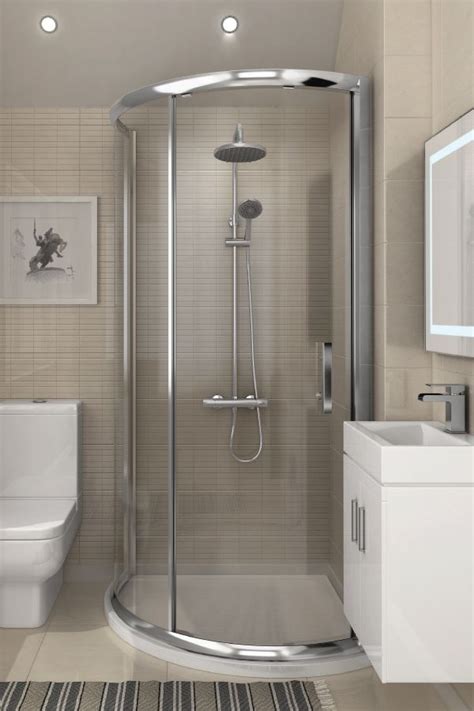 160+ best small bathroom design ideas 2018  makeover + remodel . 860 x 860mm Pacific Single Entry Quadrant & En-Suite Set ...