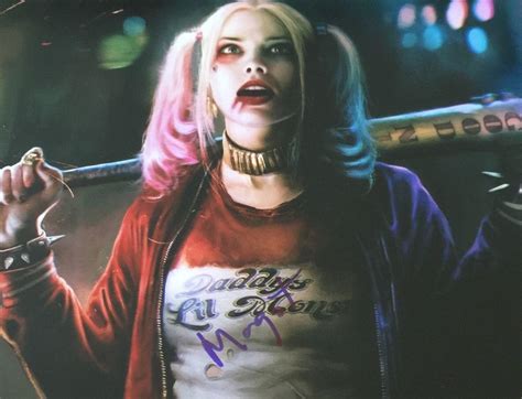 Harley Quinn Margot Robbie Autosigned 8x10 Photo Suicide Squad Guaranteed Hot 1818383653