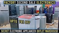 Cheapest Factory 2nd Sale Electronics || Ac, Fridge, Tv, Washing Machine, Speakers At Heavy Discount