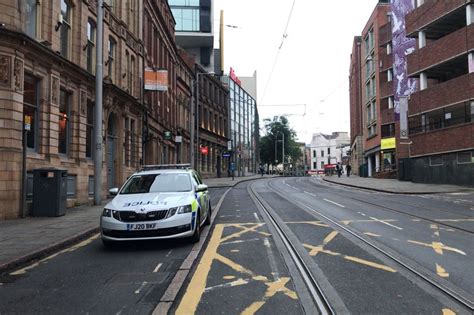 Police Cordon In Nottingham City Centre After Sudden Death