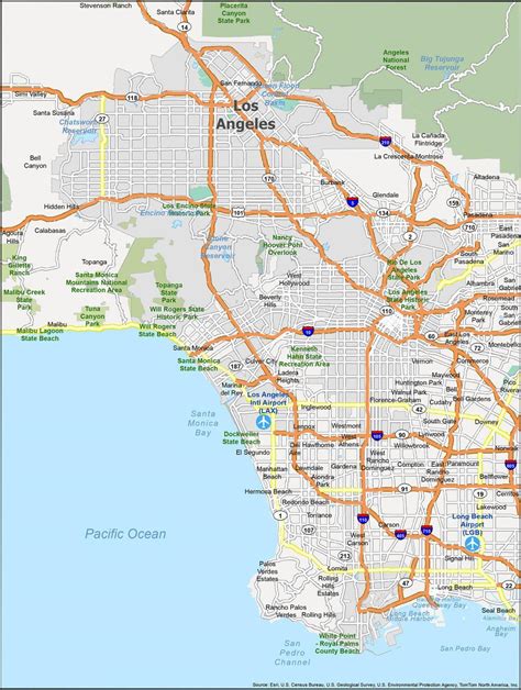 Mapa De Los Angeles California World Map The Best Porn Website