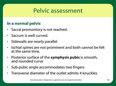 Ppt Care During Labor Assessment Supportive Care And Vaginal