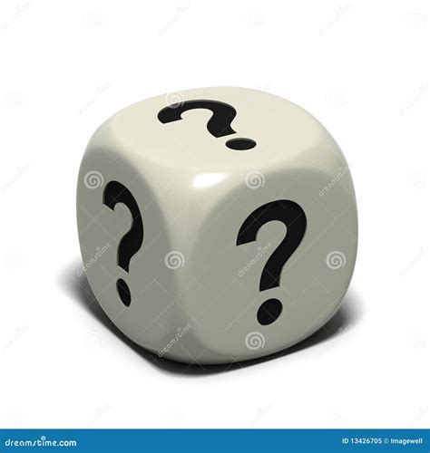Dice Question Marks Royalty Free Stock Photo Image 13426705