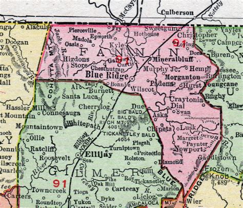 31 Map Of Blue Ridge Ga Maps Database Source