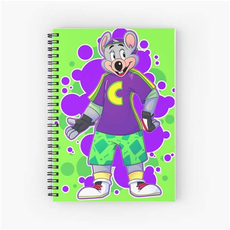 Chuck E Cheese Spiral Notebook For Sale By Inkysaccount Redbubble