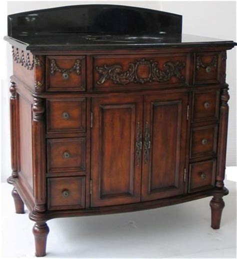 Standing at a proud and tall 40. 40 Inch Antique Style Single Sink Vanity Cabinet UVCD01240