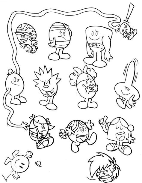 Men little miss drawing online for free. Mr Men And Little Miss Characters Coloring Pages : Bulk ...