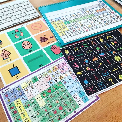 Where To Find Free Core Vocabulary Low Tech Aac Boards Speechy