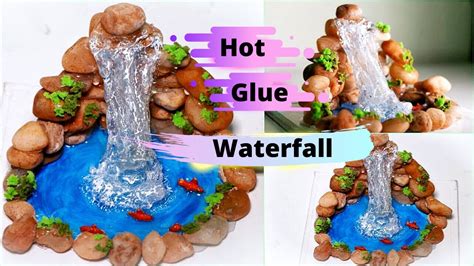 Easy Hot Glue Waterfall Youtube