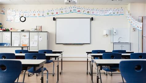 Empty Classroom With Whiteboard Expect More Arizona