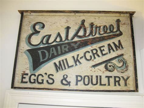 Large Vintage Sign Hand Painted Wood Sign Antique Sign Farmhouse Wall Decor Farmhouse