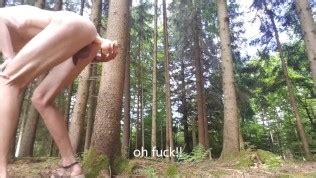 Dildo Fuck In The Forest Public Risky Nude Walk Anal Cum While Riding Videos Hd