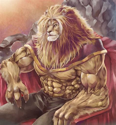 Lionman By Cyclonewars On Deviantart Lion Art Dark Fantasy Art Furry Art