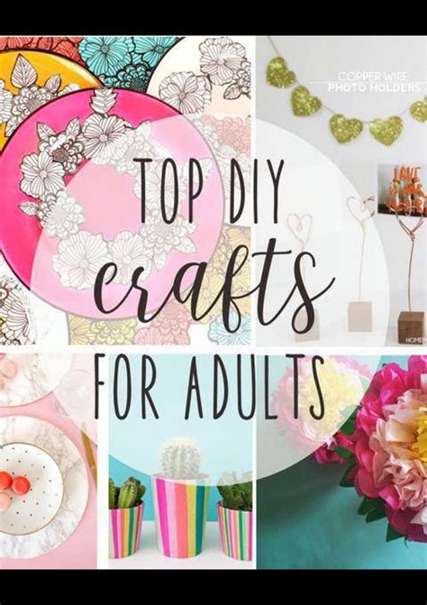 Cool Art And Craft Ideas For Adults At