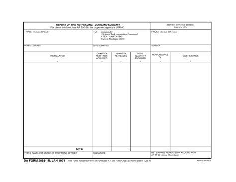 Da Form 2088 1r Fill Out Sign Online And Download Fillable Pdf