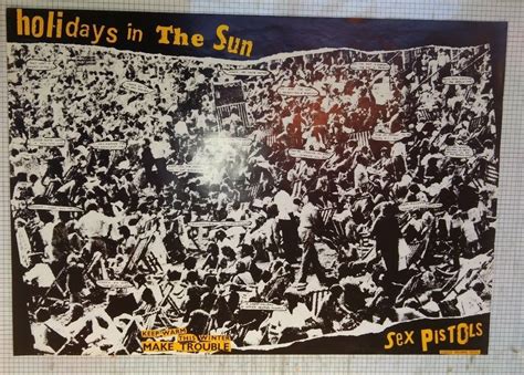 Sex Pistols Holidays In The Sun Original Poster Auction