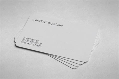 Black Simple Business Card Design 002508 Template Catalog Business