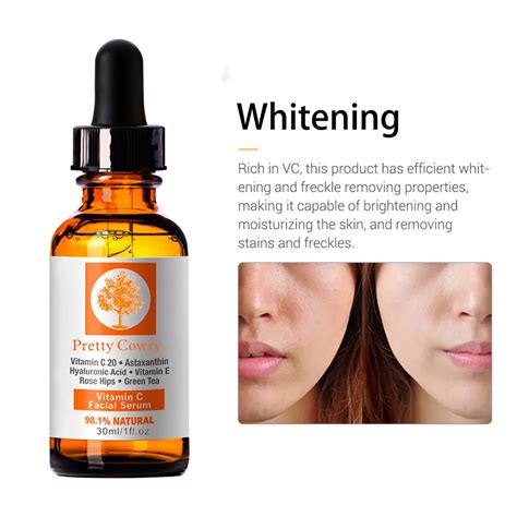 Whitening Serum Green Tea Remove Acne Anti Wrinkle Vitaminc Serum Rose Moistening Essence Facial