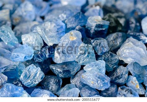 Set Uncut Rough Raw Blue Sapphires Stock Photo 200511677 Shutterstock