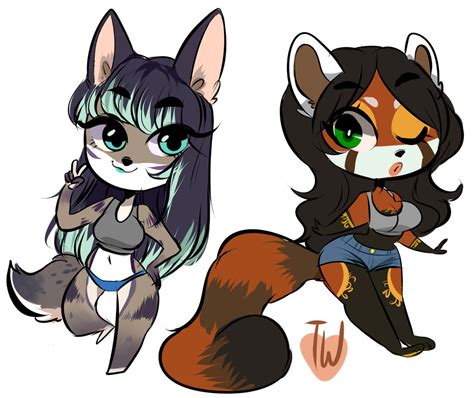 Chibi 20 Usd Cute Furry Babes Comm By Temporarywizard On Deviantart