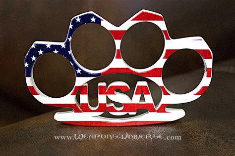 Usa American Flag Brass Knuckles Brass Knuckles American Flag