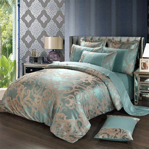 Luxury Bedding Set 4pcs King Size Duvet Cover Quilt Bed