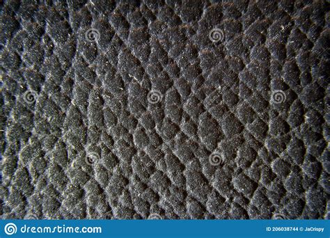 Close Up Of Quality Black Leather Texture Grunge Skin Fabric