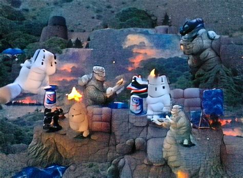 Godzilla Toasting The Stay Puft Marshmallow Man By Paxultek On Deviantart
