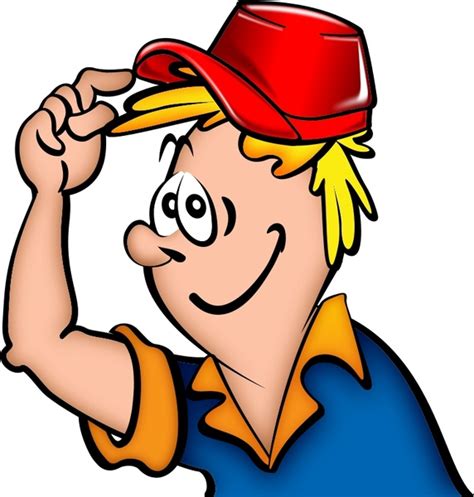 Boy In Red Cap Free Vector In Open Office Drawing Svg Svg Vector