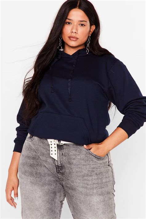 Plus Size Oversized Pullover Hoodie Nasty Gal