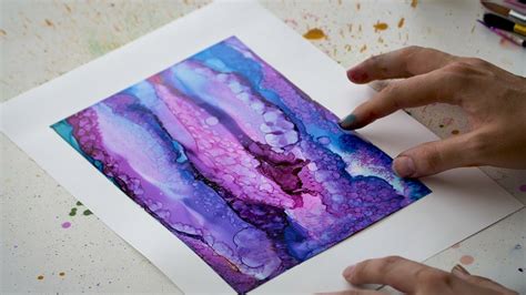 Alcohol Ink Art Tutorial Videos Youtube