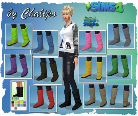 Uggs By Chalipo Sims 4 Female Shoes