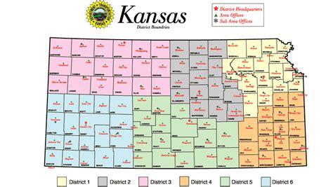 School Districts In Kansas Map Map