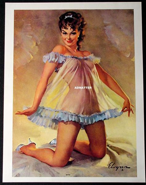 Gil Elvgren Insanely Sexy Vintage Pinup Girl Poster From Etsy