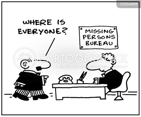 Missing Persons Cartoons And Comics Funny Pictures From Cartoonstock