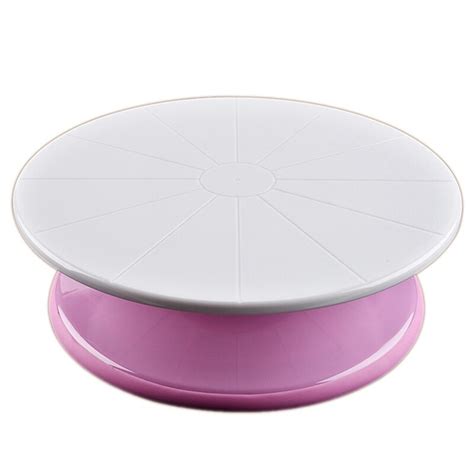 29cm Plastic Cake Turntable Rotating Cake Decorating Anti Skid Round
