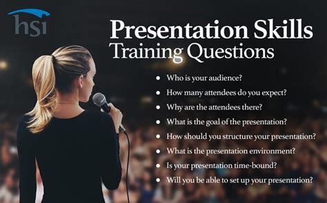 Presentation Skills Training Start With The Right Questions Hsi