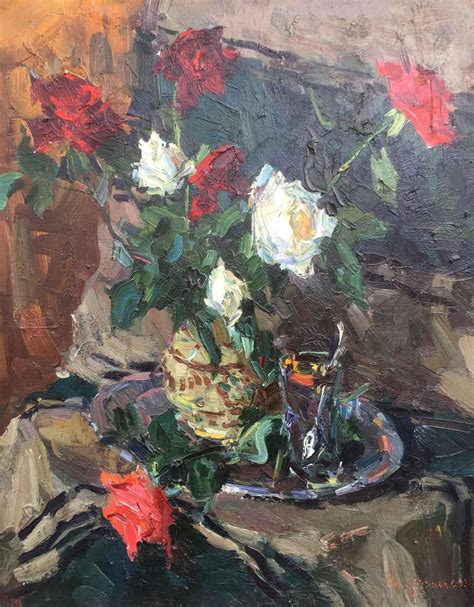 Roses Oil Painting Efimenko Victor Romanovich Sep 16 2020 Jasper52