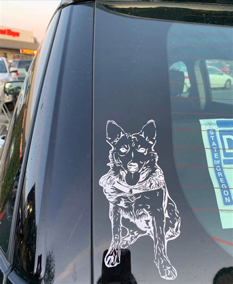 Custom Dog Decal Decal From Picture Car Window Pet Decal Etsy