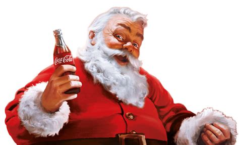 Real Santa Santa With Coca Cola Transparent Png Original Size Png