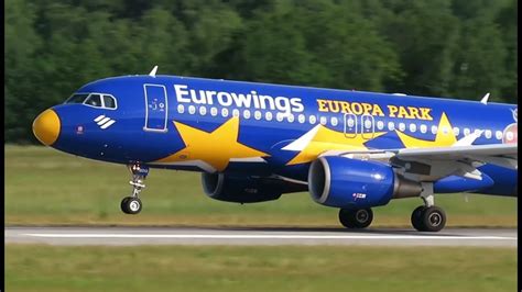 Special Livery Europa Park Eurowings A320 214 D ABDQ Takeoff In