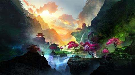 Fantasy Landscape Hd Wallpaper By Martina Stipan