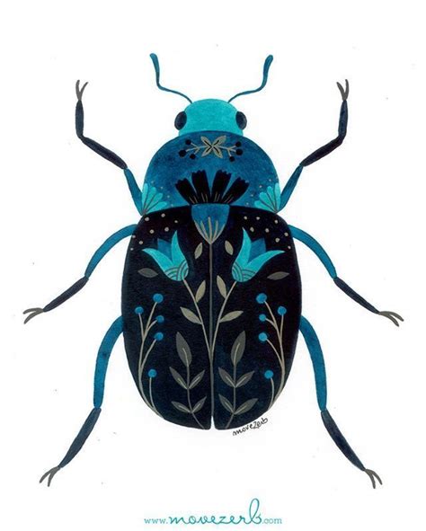Beetle Illustration Pets Beetle Illustration Bug Art Insect Art