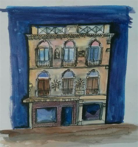 Venice Watercolour On Paper