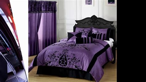 Black And Purple Bedroom Ideas Youtube