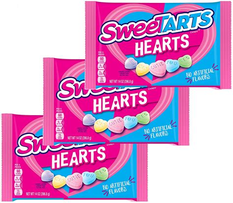 Sweetarts Sweetarts Heart Shaped Candy Valentines Day Assorted